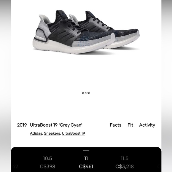 Adidas size 11 boosts - Picture 5 of 5